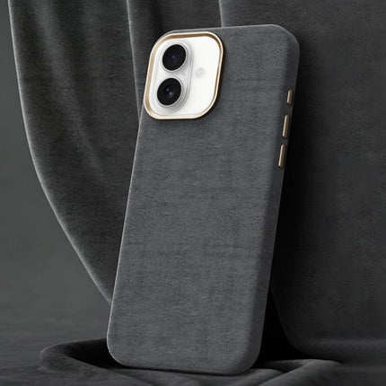 Ottilan Series Full Coverage Magnetic Microfiber Leather PC Phone Case, For iPhone 16 Pro Max, For iPhone 16 Pro, For iPhone 16 Plus