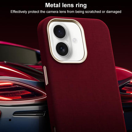 Ottilan Series Full Coverage Magnetic Microfiber Leather PC Phone Case, For iPhone 16, For iPhone 15 Pro Max, For iPhone 15 Pro