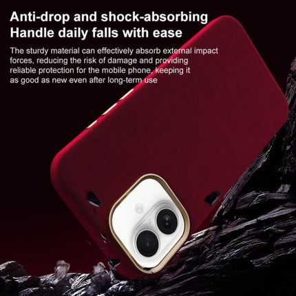 Ottilan Series Full Coverage Magnetic Microfiber Leather PC Phone Case, For iPhone 16, For iPhone 15 Pro Max, For iPhone 15 Pro