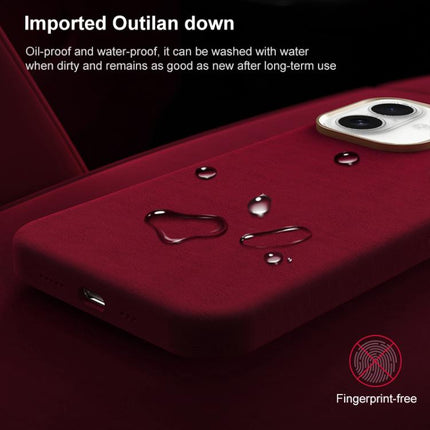 Ottilan Series Full Coverage Magnetic Microfiber Leather PC Phone Case, For iPhone 16, For iPhone 15 Pro Max, For iPhone 15 Pro
