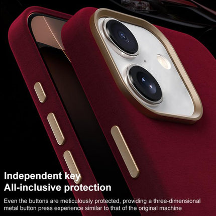 Ottilan Series Full Coverage Magnetic Microfiber Leather PC Phone Case, For iPhone 16, For iPhone 15 Pro Max, For iPhone 15 Pro