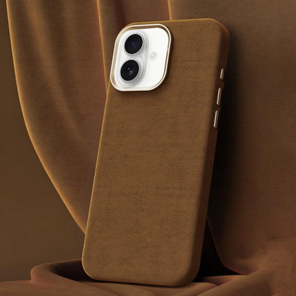 Ottilan Series Full Coverage Magnetic Microfiber Leather PC Phone Case, For iPhone 16, For iPhone 15 Pro Max, For iPhone 15 Pro
