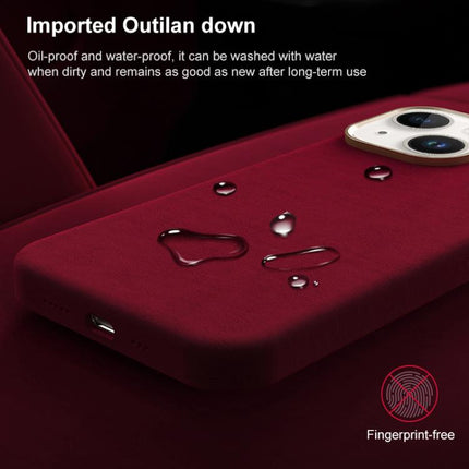 Ottilan Series Full Coverage Magnetic Microfiber Leather PC Phone Case, For iPhone 15 Plus / 14 Plus, For iPhone 15, For iPhone 14 / 13