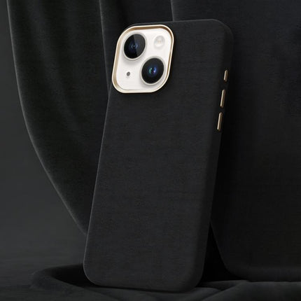 Ottilan Series Full Coverage Magnetic Microfiber Leather PC Phone Case, For iPhone 15 Plus / 14 Plus, For iPhone 15, For iPhone 14 / 13