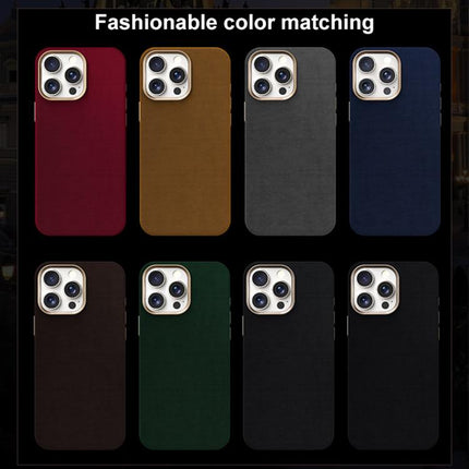 Ottilan Series Full Coverage Magnetic Microfiber Leather PC Phone Case, For iPhone 14 Pro, For iPhone 14 Pro Max, For iPhone 13 Pro Max
