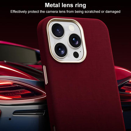 Ottilan Series Full Coverage Magnetic Microfiber Leather PC Phone Case, For iPhone 14 Pro, For iPhone 14 Pro Max, For iPhone 13 Pro Max