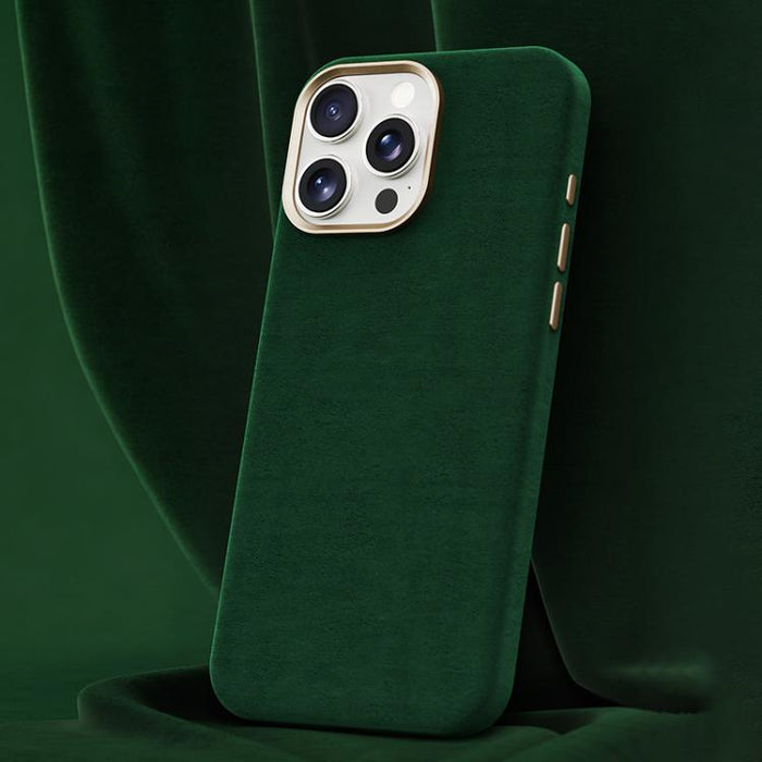 Ottilan Series Full Coverage Magnetic Microfiber Leather PC Phone Case, For iPhone 13 Pro