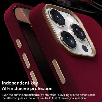 Ottilan Series Full Coverage Magnetic Microfiber Leather PC Phone Case, For iPhone 13 Pro