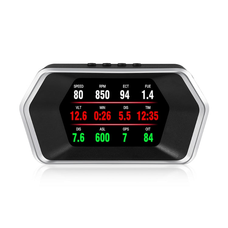 P17 Car HUD Head-up Display GPS Speed Meter Car OBD2 Fault Elimination Code, P17