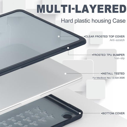 Translucent Laptop Protective Case, For MacBook Neo 13 inch 2026 A3404
