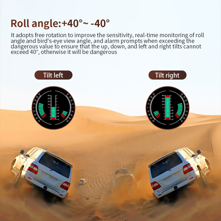 P18 GPS Car HUD Head-up Display Vehicle Speed / Voltage / Mileage, P18