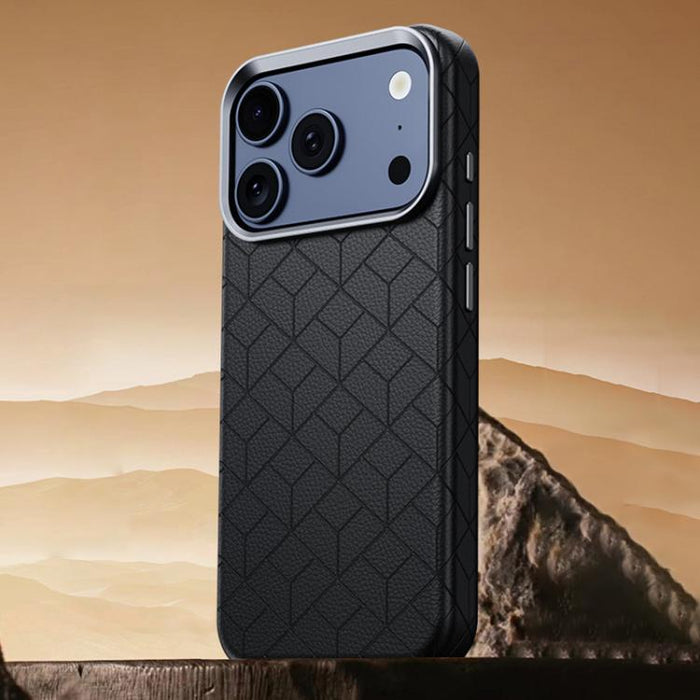 Rubik Cube Series Embossed Grid Pattern Magnetic Phone Case, For iPhone 17 Pro Max, For iPhone 17 Pro, For iPhone 17, For iPhone 16 Pro Max