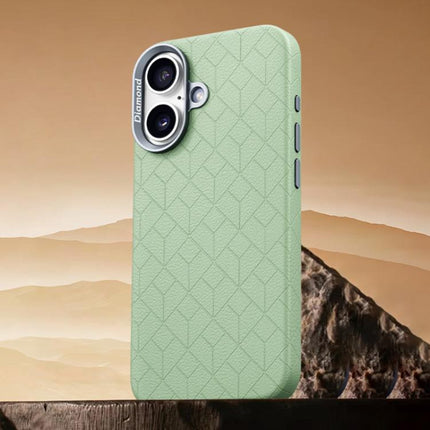 Rubik Cube Series Embossed Grid Pattern Magnetic Phone Case, For iPhone 17 Pro Max, For iPhone 17 Pro, For iPhone 17, For iPhone 16 Pro Max