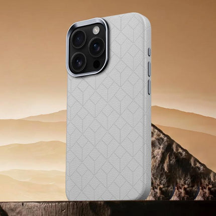Rubik Cube Series Embossed Grid Pattern Magnetic Phone Case, For iPhone 17 Pro Max, For iPhone 17 Pro, For iPhone 17, For iPhone 16 Pro Max