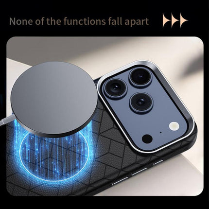 Rubik Cube Series Embossed Grid Pattern Magnetic Phone Case, For iPhone 12 Pro Max, For iPhone 12 Pro