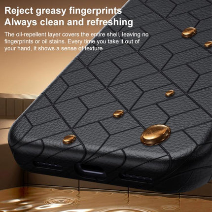 Rubik Cube Series Embossed Grid Pattern Magnetic Phone Case, For iPhone 17 Pro Max, For iPhone 17 Pro, For iPhone 17, For iPhone 16 Pro Max
