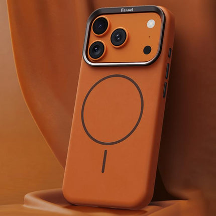 Elephant Leather Full Coverage Magnetic Microfiber Leather PC Phone Case, For iPhone 17 Pro Max, For iPhone 17 Pro, For iPhone 17