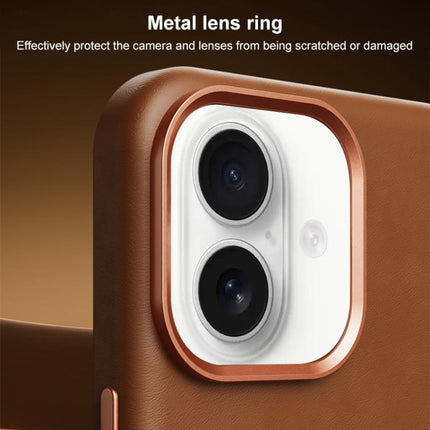 Elephant Leather Full Coverage Magnetic Microfiber Leather PC Phone Case, For iPhone 16, For iPhone 15 Pro Max, For iPhone 15 Pro