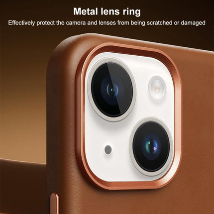 Elephant Leather Full Coverage Magnetic Microfiber Leather PC Phone Case, For iPhone 15 Plus / 14 Plus, For iPhone 15, For iPhone 14 / 13