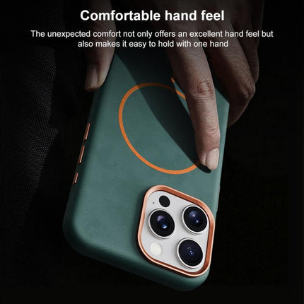Elephant Leather Full Coverage Magnetic Microfiber Leather PC Phone Case, For iPhone 14 Pro, For iPhone 14 Pro Max, For iPhone 13 Pro Max