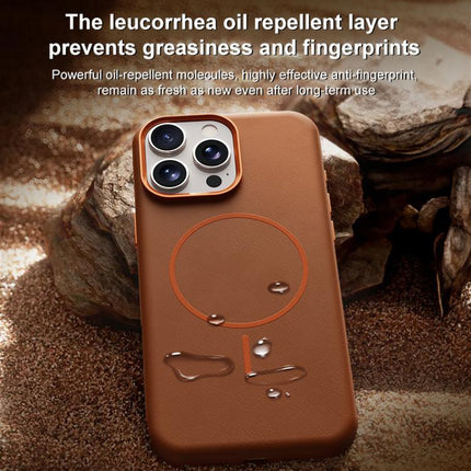 Elephant Leather Full Coverage Magnetic Microfiber Leather PC Phone Case, For iPhone 14 Pro, For iPhone 14 Pro Max, For iPhone 13 Pro Max