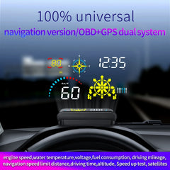 Q10 Car HUD Head-up Display GPS Speed Meter, Q10