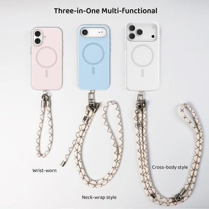 Mutural Elegant Series Crossbody Phone Long Short Dual-purpose Lanyard