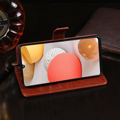 idewei Crazy Horse Texture Horizontal Flip Leather Case with Holder & Card Slots & Wallet, For Samsung Galaxy A42 5G, For Samsung Galaxy M01s, For Samsung Galaxy M31s