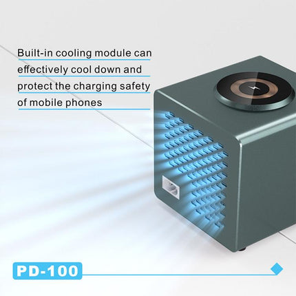 Mijing PD100 100W Multi-Port Smart Fast Charger Supports QC / PD Fast Charging & 15W Wireless Charging, EU Plug, US Plug