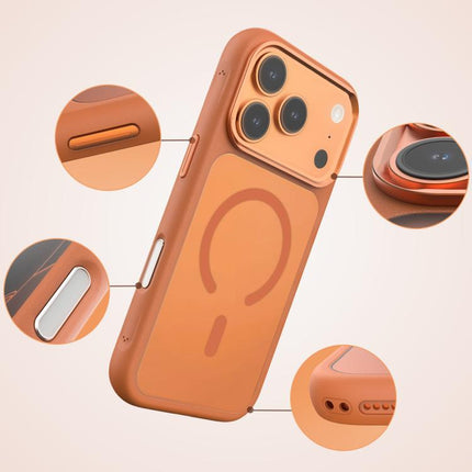Mutural Skin Feel Series Shockproof Frosted Magnetic Phone Case, For iPhone 17 Pro Max, For iPhone 17 Pro