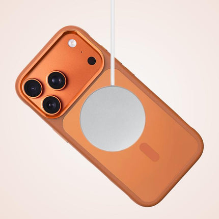 Mutural Skin Feel Series Shockproof Frosted Magnetic Phone Case, For iPhone 17 Pro Max, For iPhone 17 Pro