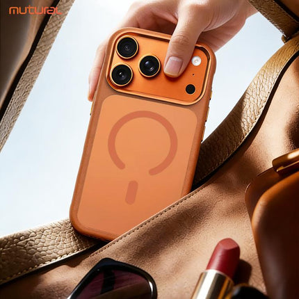Mutural Skin Feel Series Shockproof Frosted Magnetic Phone Case, For iPhone 17 Pro Max, For iPhone 17 Pro