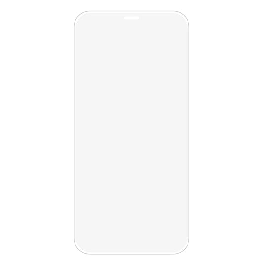 Película de vidrio templado antihuellas con borde brillante esmerilado para iPhone 12 mini, iPhone 12/12 Pro, iPhone 12 Pro Max