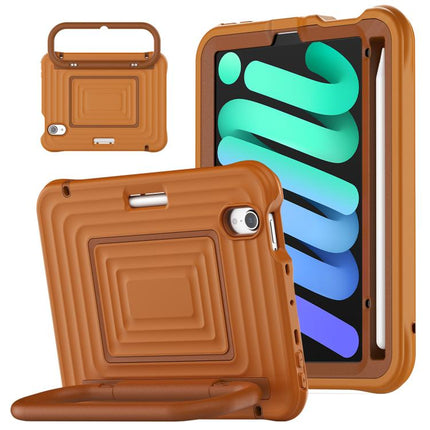 Handle Holder Ripple Silicone Hybrid PC Tablet Case with Shoulder Strap, For iPad Air 11 2026 / 2025 / 2024, For iPad mini 2024 / mini 6