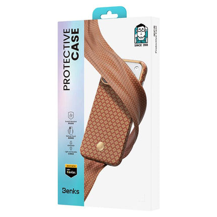 Benks Color Shield C1 Classic Kevlar Magnetic Phone Case, For iPhone 17 Pro Max, For iPhone 17 Pro