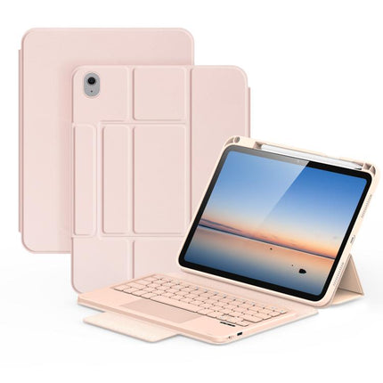 DUX DUCIS YK Series Magnetic Wireless Keyboard Vegan Leather Tablet Case, For iPad Air 13 2026 / 2025 / 2024, For iPad Air 11 2026 / 2025 / 2024, For iPad Pro 13 2025 / 2024, For iPad Pro 11 2025 / 2024, For iPad 2025 / 2022