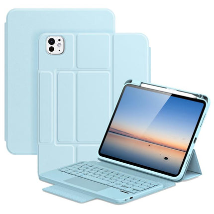 DUX DUCIS YK Series Magnetic Wireless Keyboard Vegan Leather Tablet Case, For iPad Air 13 2026 / 2025 / 2024, For iPad Air 11 2026 / 2025 / 2024, For iPad Pro 13 2025 / 2024, For iPad Pro 11 2025 / 2024, For iPad 2025 / 2022