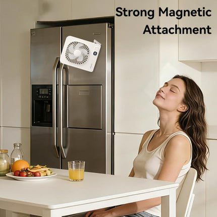 USAMS ZB363 Slim Magnetic Desktop Digital Display Fan