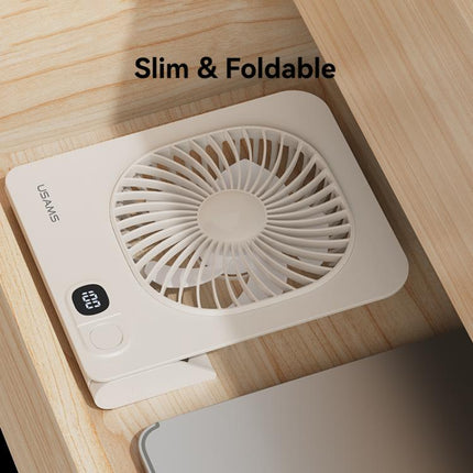 USAMS ZB363 Slim Magnetic Desktop Digital Display Fan