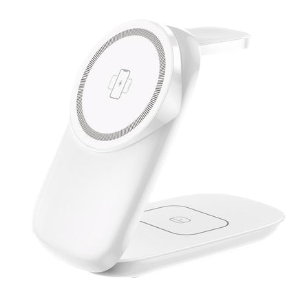 HAMTOD M72 15W Foldable 3 in 1 Magnetic Wireless Charger Stand
