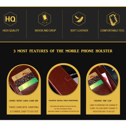 idewei Crazy Horse Texture Horizontal Flip Leather Case with Holder & Card Slots & Wallet, For Vivo V20 Pro, For Vivo V20 SE, For Vivo Y20 2020