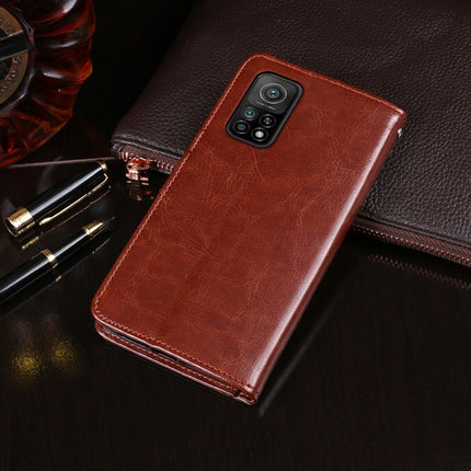 idewei Crazy Horse Texture Horizontal Flip Leather Case with Holder & Card Slots & Wallet, For Xiaomi Mi 10T 5G, For Xiaomi Mi 10T Pro 5G, For Xiaomi Poco C3