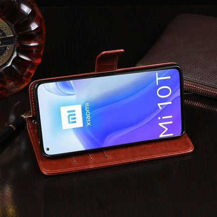 idewei Crazy Horse Texture Horizontal Flip Leather Case with Holder & Card Slots & Wallet, For Xiaomi Mi 10T 5G, For Xiaomi Mi 10T Pro 5G, For Xiaomi Poco C3