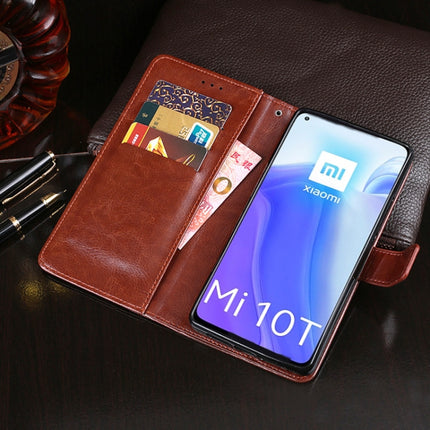 idewei Crazy Horse Texture Horizontal Flip Leather Case with Holder & Card Slots & Wallet, For Xiaomi Mi 10T 5G, For Xiaomi Mi 10T Pro 5G, For Xiaomi Poco C3