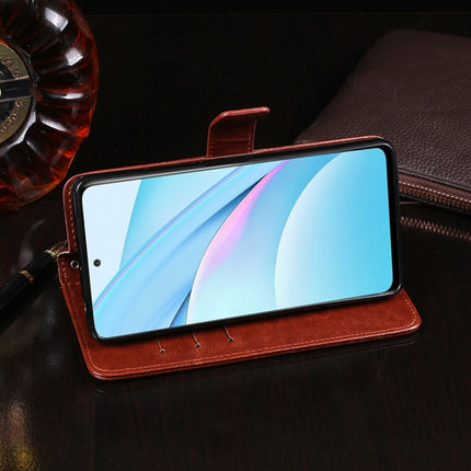 idewei Crazy Horse Texture Horizontal Flip Leather Case with Holder & Card Slots & Wallet, For Xiaomi Mi 10T Lite 5G