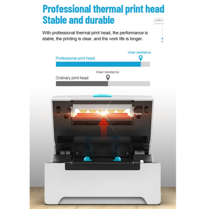 ZJ-8600 76x130 Single Paper Waybill Express Bill Label Printer,