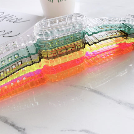 For Xiaomi Mi Band 5 / 4 Universal Silicone Transparent Replacement Strap Watchband