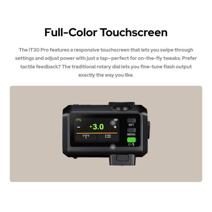 Godox iT30 Pro TTL Mini iFlash Camera Flash Light, iT30 Pro C For Canon, iT30 Pro N For Nikon, iT30 Pro S For Sony, iT30 Pro F For FUJIFILM, iT30 Pro O For Olympus / Panasonic, iT30 Pro L For Leica