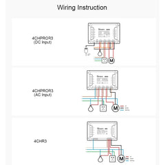 Sonoff 4CHPROR3 Mobile Phone Smart Home Switch Four-way Controller, Support Long-range Control Timing