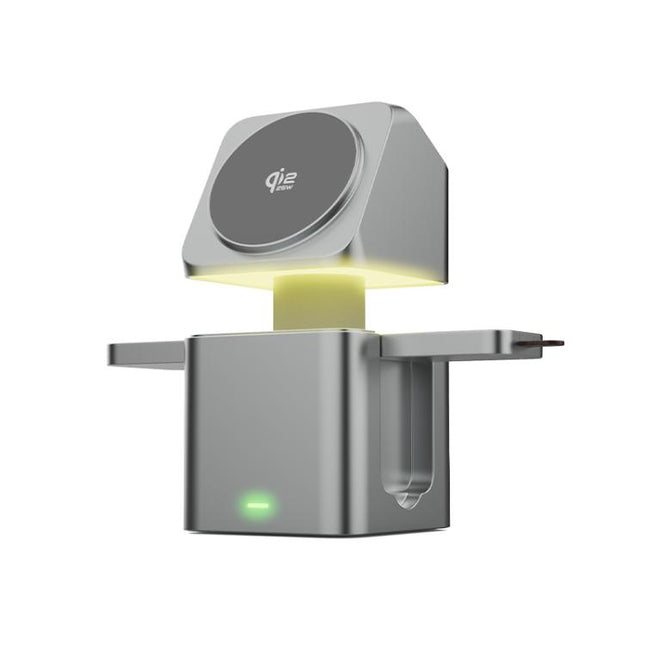 HS-V25 QI2 25W 3 in 1 Lifting Night Light Wireless Charger